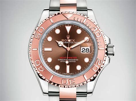 rolex yacht master rose gold and steel|rolex yacht master 40 126621.